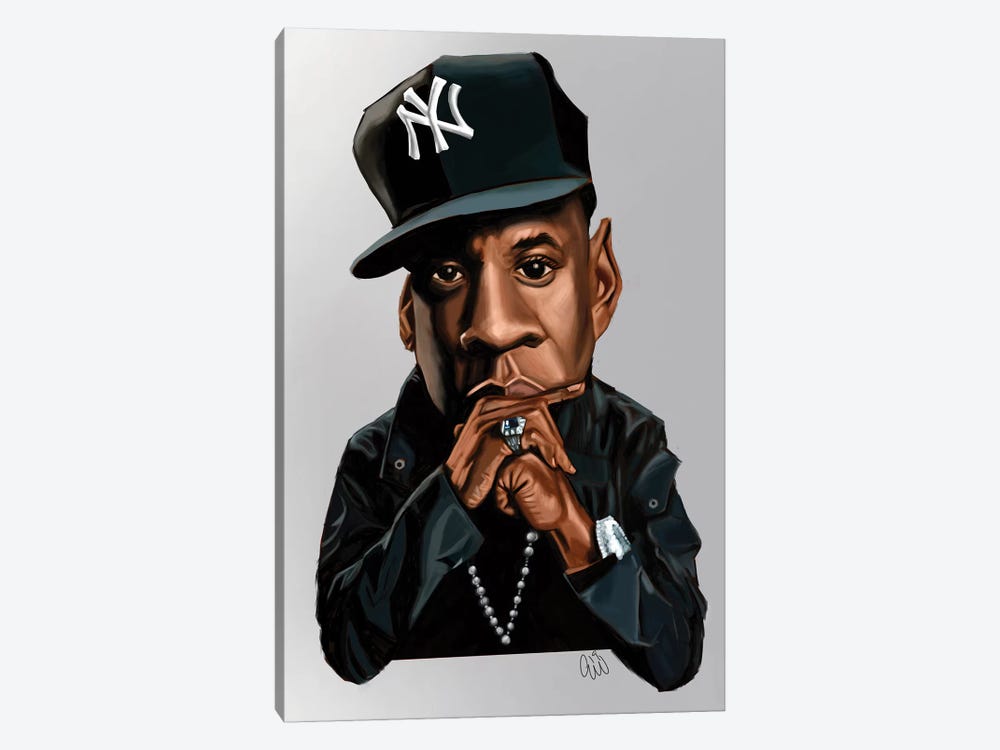 Jay-Z by Evan Williams 1-piece Canvas Art Print