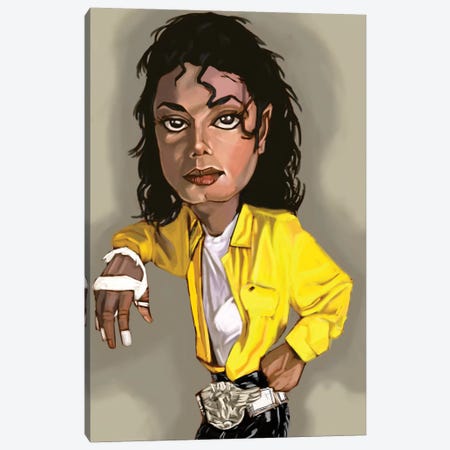 MJ Canvas Print #EVW32} by Evan Williams Canvas Art