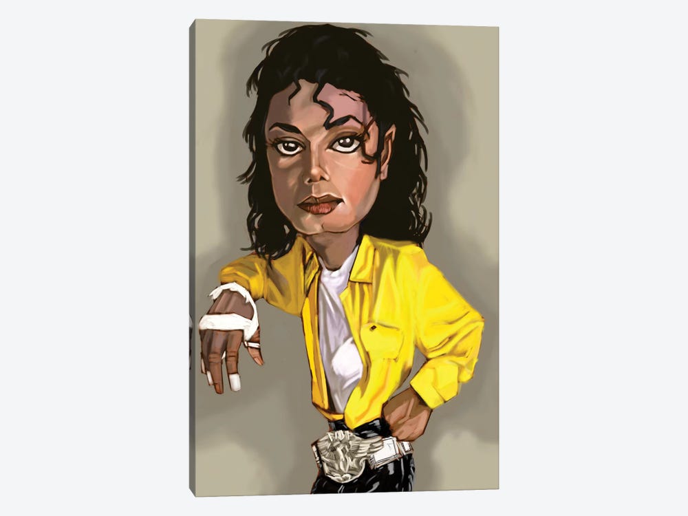 MJ by Evan Williams 1-piece Canvas Art Print