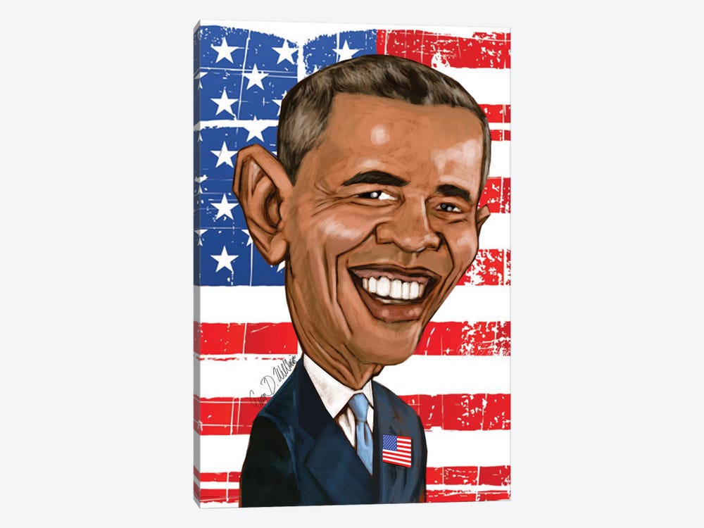 Obama by Evan Williams 1-piece Canvas Print