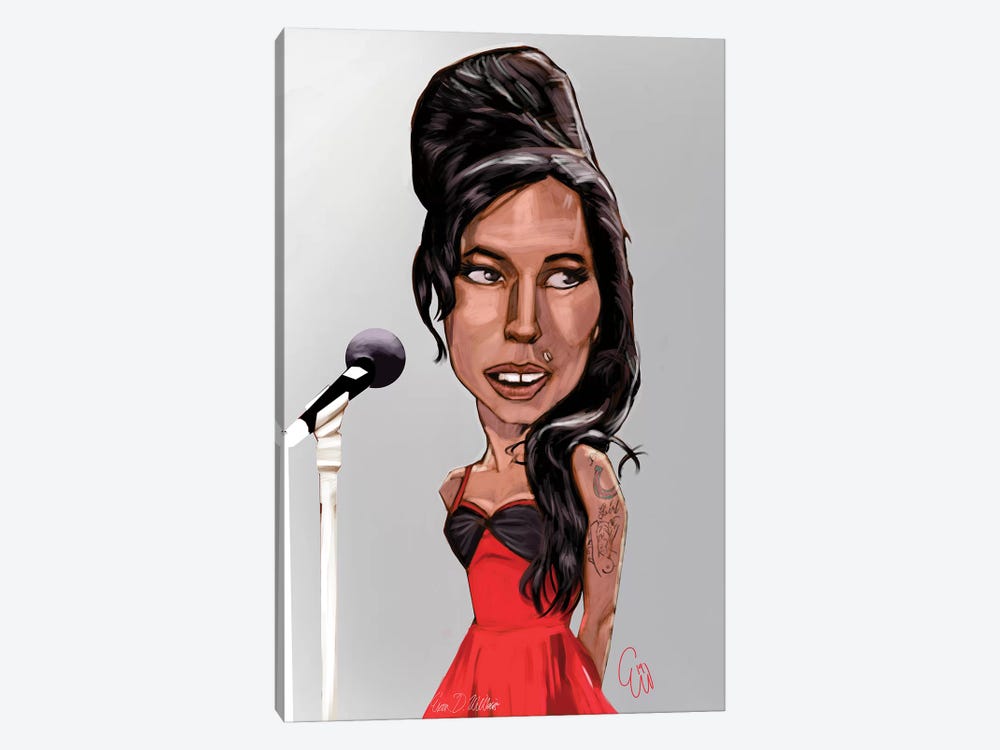 Amy Winehouse by Evan Williams 1-piece Canvas Wall Art
