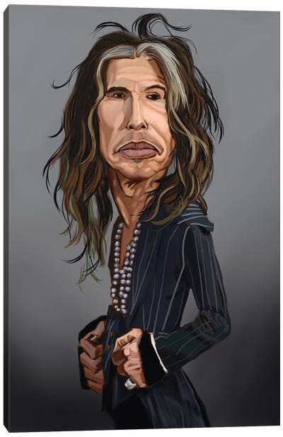 Steven Tyler Canvas Art Print - Aerosmith