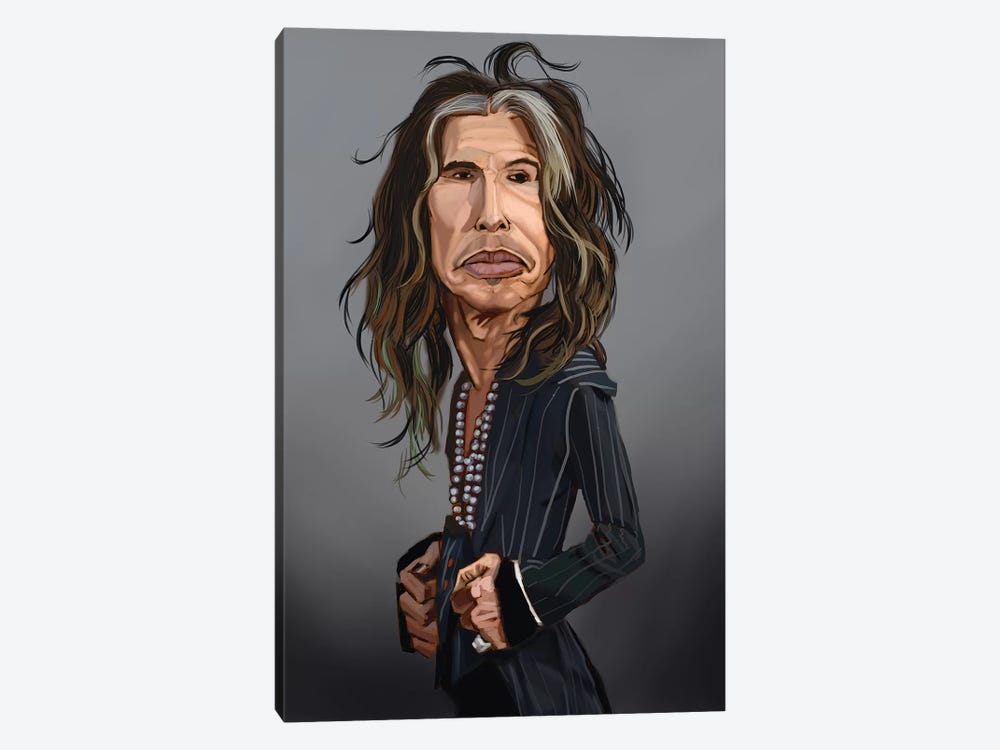 Steven Tyler by Evan Williams 1-piece Canvas Art