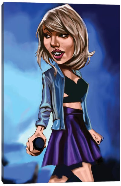 Taylor Swift Canvas Art Print - Taylor Swift
