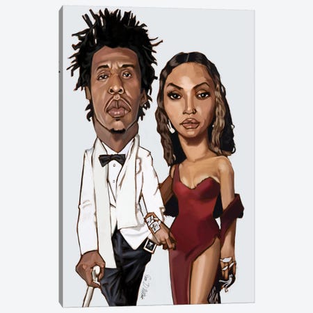 The Carters Canvas Print #EVW47} by Evan Williams Canvas Artwork