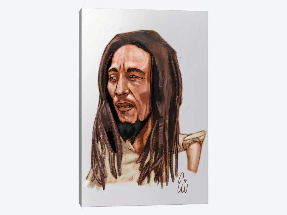 B. Marley by Evan Williams 1-piece Canvas Art Print