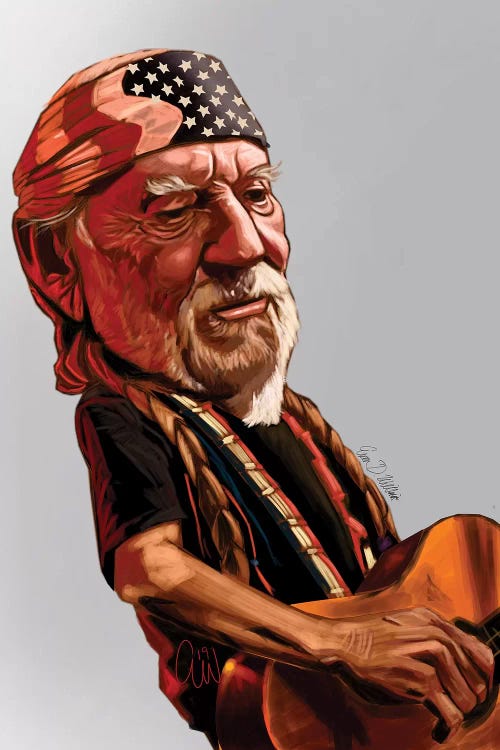 Willie Nelson by Evan Williams wall art