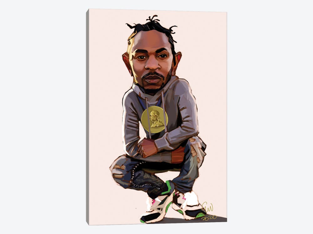 Kendrick by Evan Williams 1-piece Canvas Print