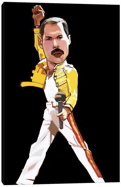 Mercury Canvas Art Print - Freddie Mercury