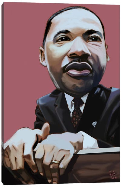 MLK Canvas Art Print - Office Humor