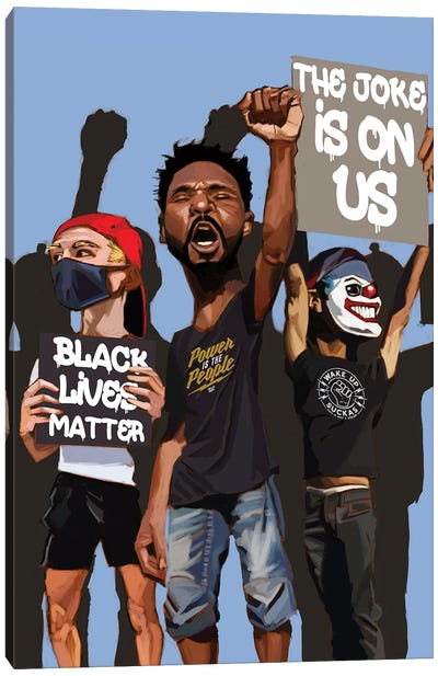 Stand Canvas Art Print - Black Lives Matter Art