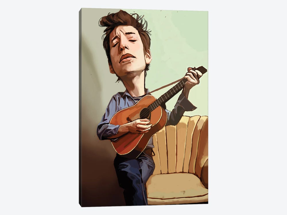 Bob Dylan by Evan Williams 1-piece Canvas Print