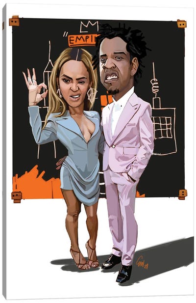 Carters Canvas Art Print - Jay-Z