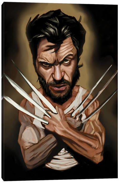 Wolverine Canvas Art Print - Hugh Jackman