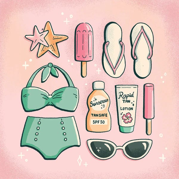 Women's Swimsuits: Beach by Eve Anderson