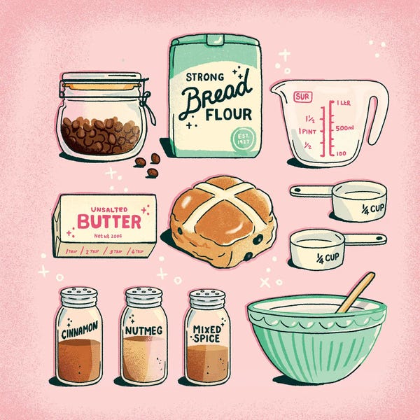 Foodie: Hot Cross Bun by Eve Anderson