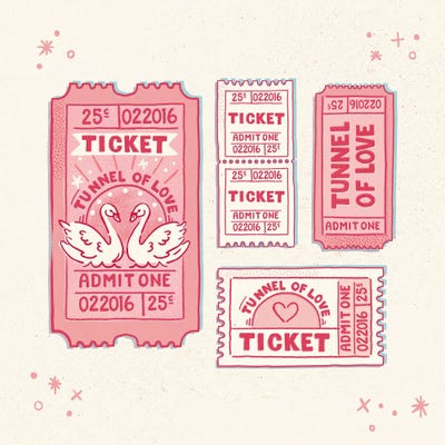 Tunnel Of Love by Eve Anderson metal wall art