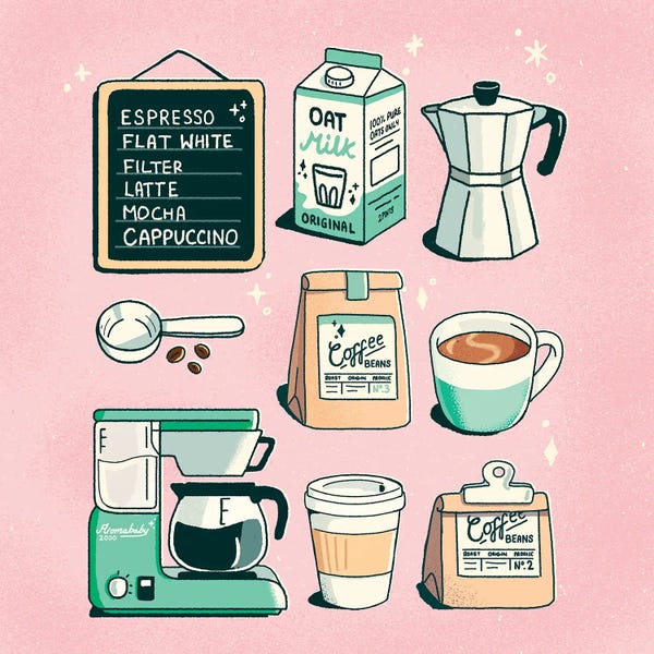 Fine Art Print: Coffee by Eve Anderson