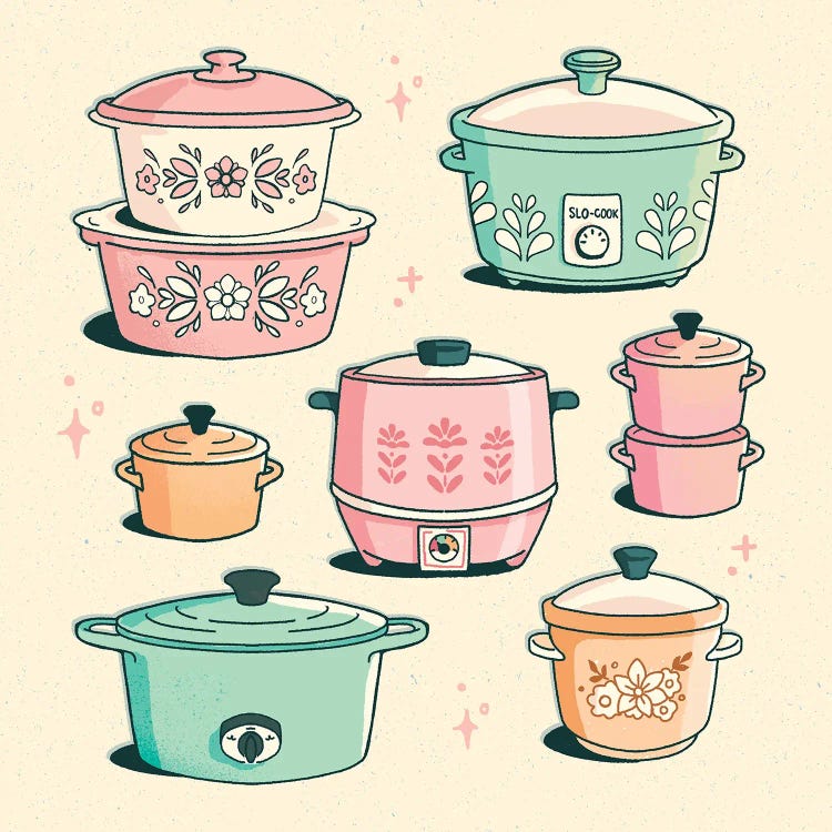 Slow Cookers by Eve Anderson wall art