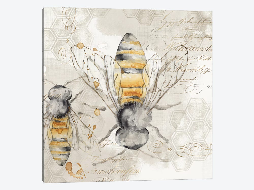 Queen Bee I  by Eva Watts 1-piece Canvas Art