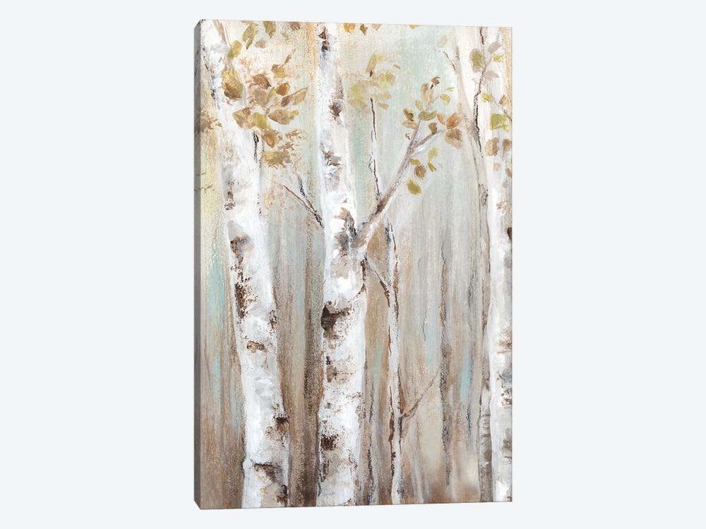 Sunset Birch Forest I  by Eva Watts 1-piece Canvas Artwork