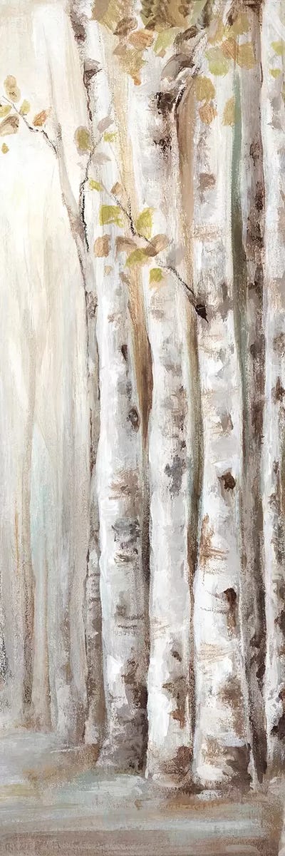 Sunset Birch Forest II  by Eva Watts multi panel art