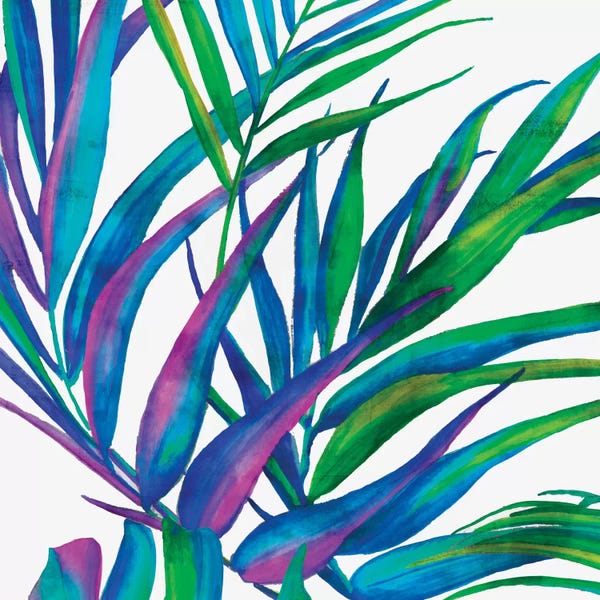 Tropical Leaves: Colorful Leaves II by Eva Watts