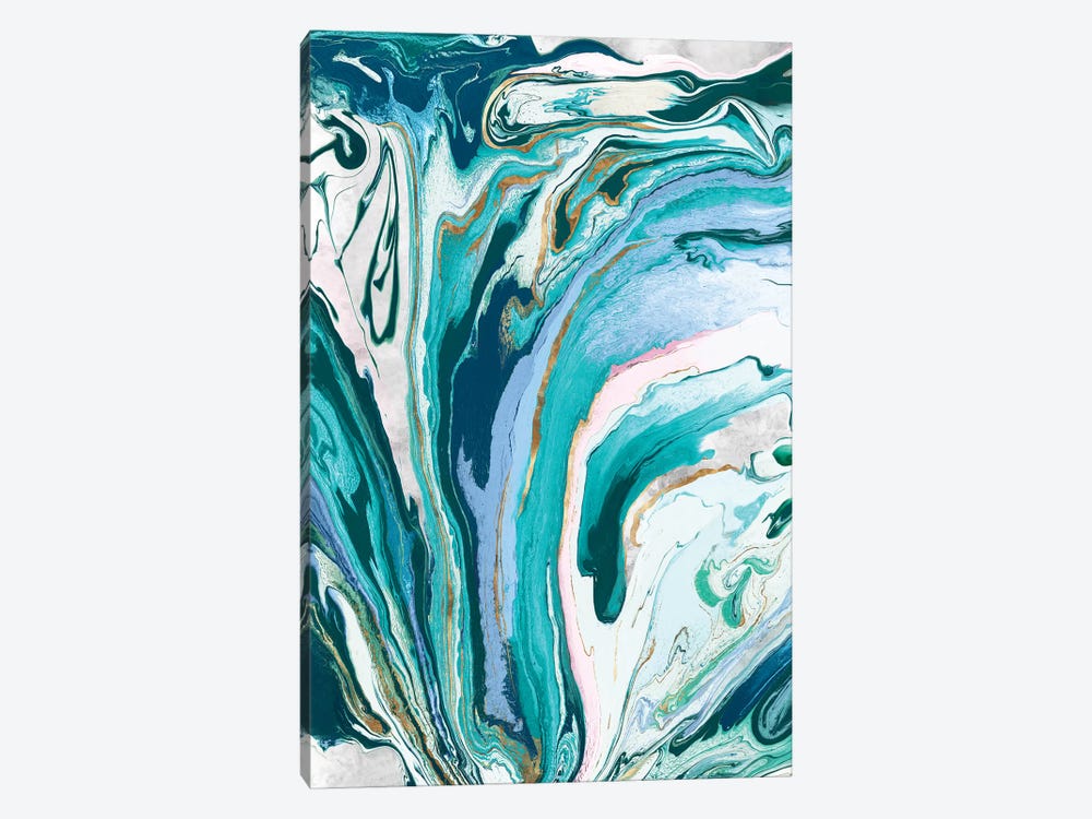 Marble Petroleum III  by Eva Watts 1-piece Canvas Print