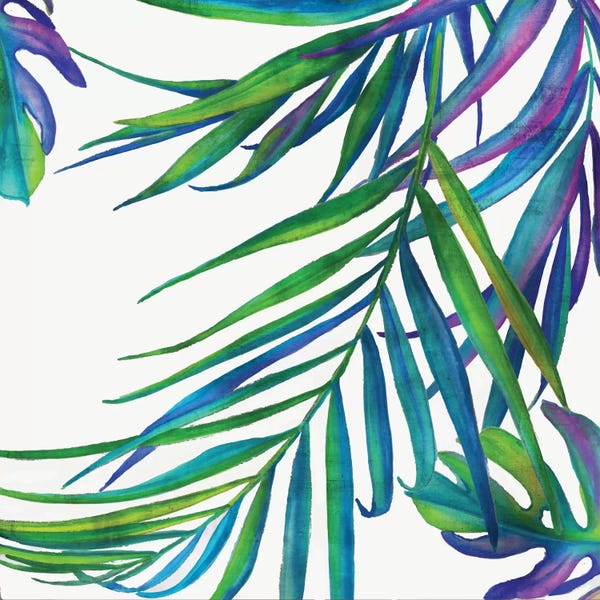 Tropical Leaves: Colorful Leaves III by Eva Watts