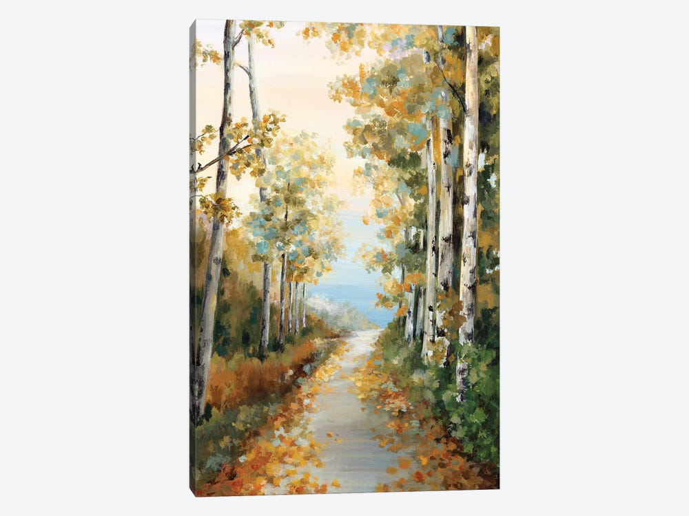 Path in the Forest  by Eva Watts 1-piece Art Print