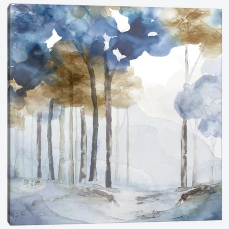 In the Blue Forest I  Canvas Print #EWA155} by Eva Watts Canvas Artwork
