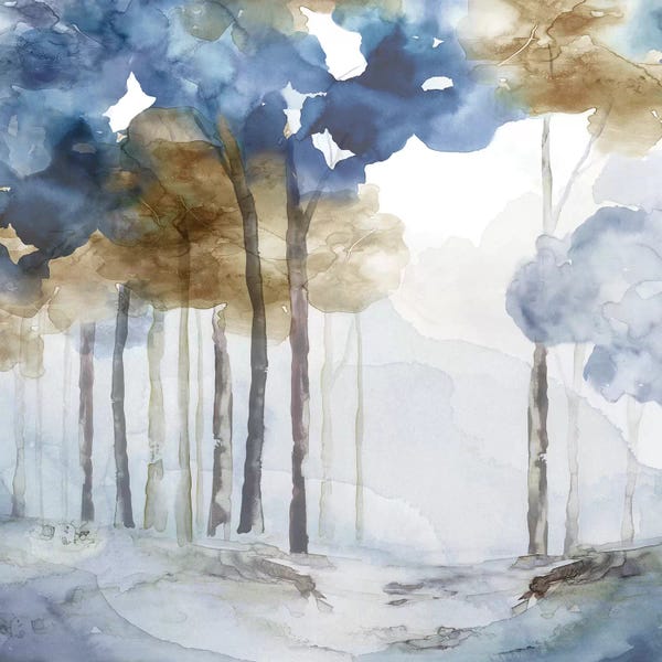 Refreshing Workspace: In the Blue Forest I  by Eva Watts
