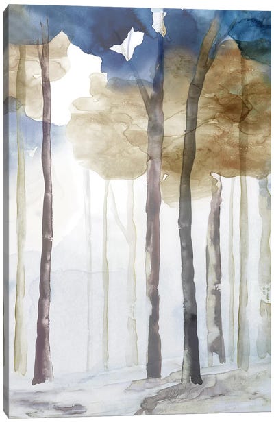 In the Blue Forest III  Canvas Art Print - Eva Watts