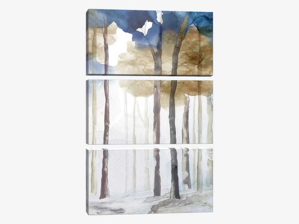 In the Blue Forest III  by Eva Watts 3-piece Canvas Artwork