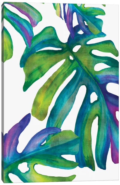 Colorful Leaves IV Canvas Art Print - Eva Watts