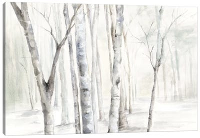 Winter is Here  Canvas Art Print - White Art
