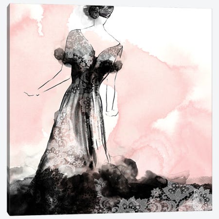 Laced Woman I  Canvas Print #EWA186} by Eva Watts Art Print