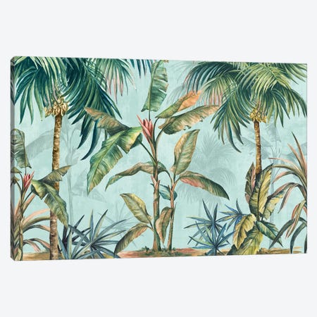 Lushed Palms  Canvas Print #EWA191} by Eva Watts Canvas Print