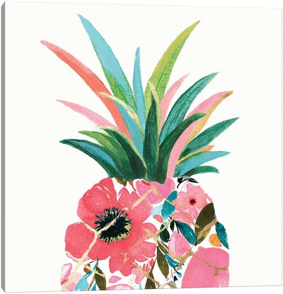 Pina Colada  Canvas Art Print - Pineapple Art