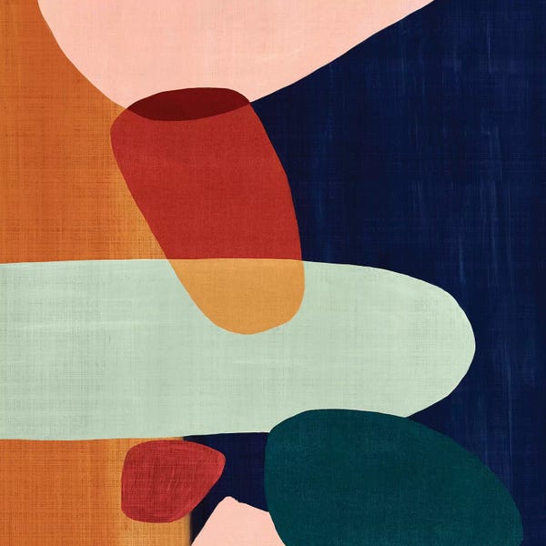 Scandinavian Office: Stacking Pebbles I  by Eva Watts