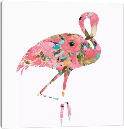 Summer Glow  Canvas Art Print - Flamingo Art