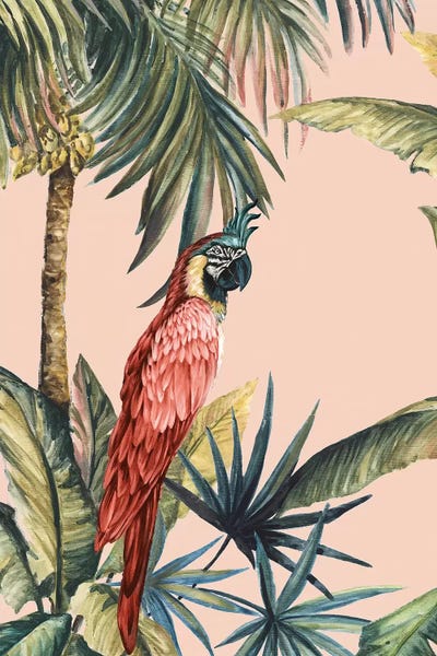 Parrots: Tropicano III by Eva Watts