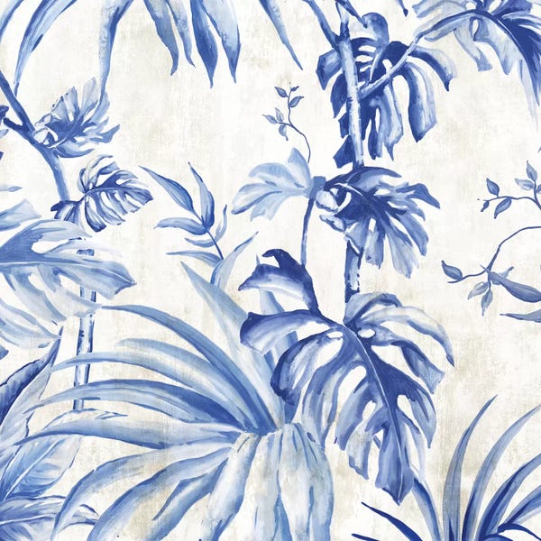 Eva Watts: Palms Toile II  by Eva Watts