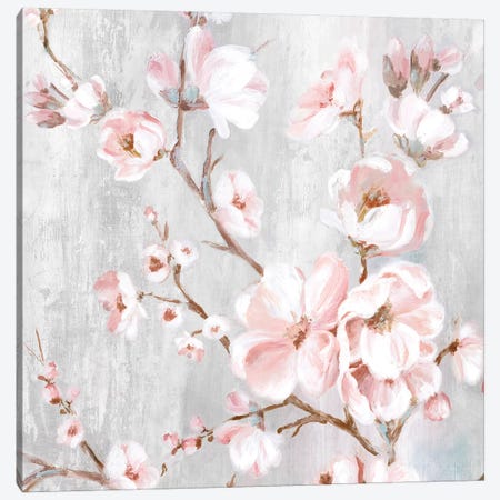 Spring Cherry Blossoms III  Canvas Print #EWA223} by Eva Watts Art Print