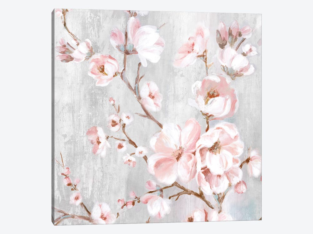 Spring Cherry Blossoms III  by Eva Watts 1-piece Canvas Art Print