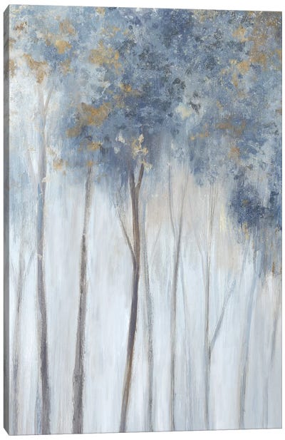 Fog and Gold I Canvas Art Print - Abstract Landscapes Art
