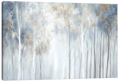 Forest Magic Canvas Art Print - Large Abstract Art