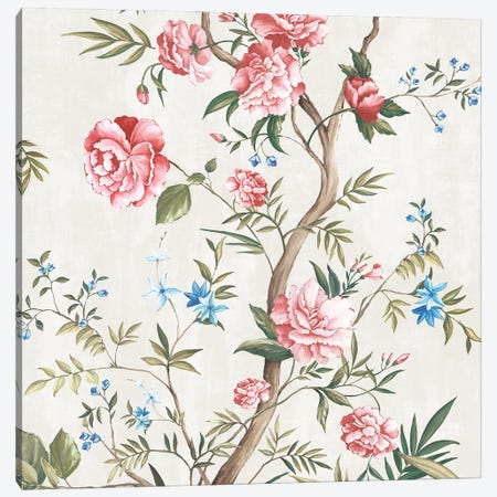 Japanese Silk I Canvas Print #EWA270} by Eva Watts Canvas Art