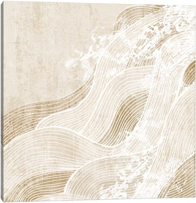 Tidal Waves II  Canvas Art Print - Eva Watts
