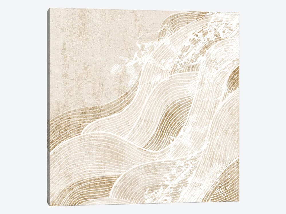 Tidal Waves II  by Eva Watts 1-piece Canvas Art